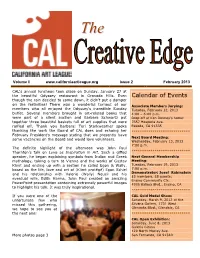 Calendar of Events