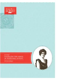 Fulfilling the Vision of Jessie Ball Dupont