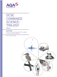 GCSE Combined Science: Trilogy Specifications and All Exam Boards