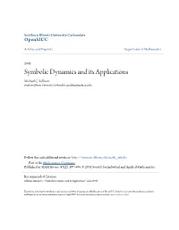 Symbolic Dynamics and Its Applications Michael C