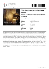 The Architecture of Adrian Smith Datasheet