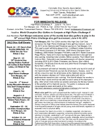 For Immediate Release