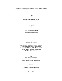 The Pontifical Institute of Oriental Studies