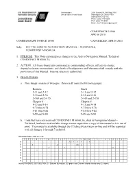 Aids to Navigation Manual – Technical, Comdtinst M16500.3A