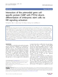 Interaction of the Primordial Germ Cell-Specific Protein C2EIP With