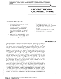Understanding Organized Crime