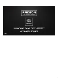 Unlocking Game Development with Open Source