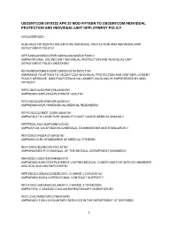 Uscentcom 091923Z Apr 20 Mod Fifteen to Uscentcom Individual Protection and Individual-Unit Deployment Policy