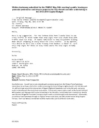 Written Testimony Submitted for the PBMVC May 24Th Meeting's Public