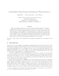 Pairing-Based Onion Routing with Improved Forward Secrecy ∗