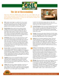 The Art of Cheesemaking