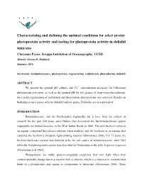 The Partial Characterization of Select Protist and Tunicate Ca 2+ Activated