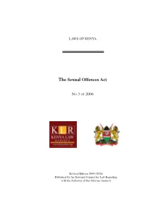 The Sexual Offences Act
