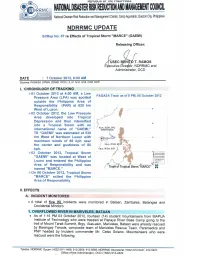 NDRRMC Update Sit Rep 07 Re Effects of TS MARCE.Mdi