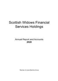 Scottish Widows Financial Services Holdings Annual Report