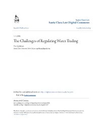 The Challenges of Regulating Warez Trading (2005), Available At