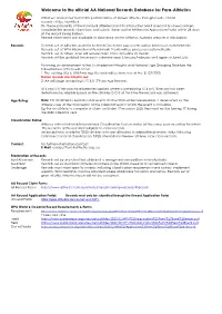 Records Database for Para-Athletics