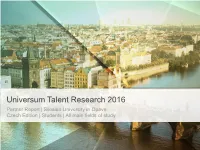 Students | All Main Fields of Study 2016 | Czech Republic | Students | All Main Fields of Study Who We Are