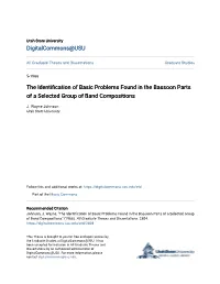 The Identification of Basic Problems Found in the Bassoon Parts of a Selected Group of Band Compositions