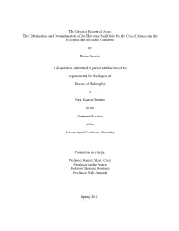 The Urbanization and Ottomanization of the Halvetiye Sufi Order by the City of Amasya in the Fifteenth and Sixteenth Centuries