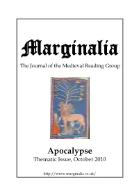 Apocalypse Thematic Issue, October 2010