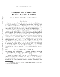 Arxiv:Math/9911264V1 [Math.NT] 1 Nov 1999