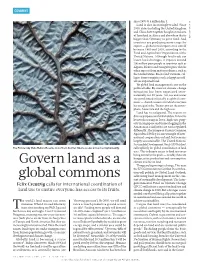 Govern Land As a Global Commons