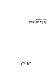 Integration Guide 7.8.0-12 Table of Contents