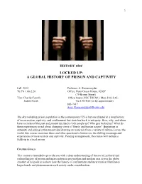 Locked Up: a Global History of Prison and Captivity