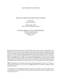 Nber Working Paper Series Nine Facts About Top