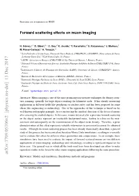 Forward Scattering Effects on Muon Imaging