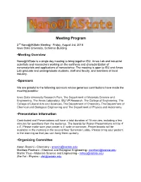 Meeting Program