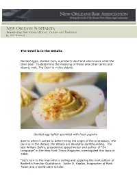 The Devil Is in the Details 8-12-15.Pdf