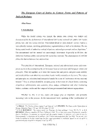 Forms and Patterns of Judicial Dialogue