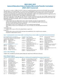 General Education and Liberal Studies Course List