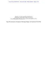 Appendix a to the Consent Decree Between the United States and the Municipality of San Juan in U.S