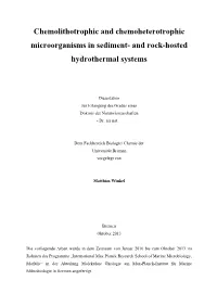 Chemotrophic Microorganisms in the Environment 7 3