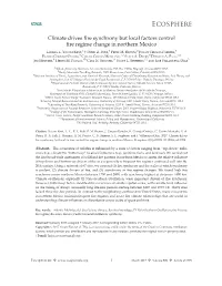 Climate Drives Fire Synchrony but Local Factors Control Fire Regime Change In