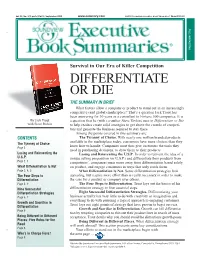 Differentiate Or