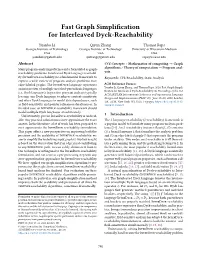 Fast Graph Simplification for Interleaved Dyck-Reachability