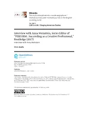 Routledge (2017) Interview with Anna Weinstein