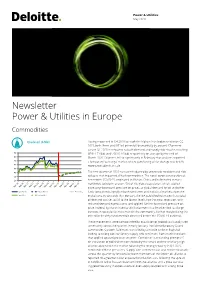 Newsletter Power & Utilities in Europe