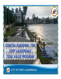The Fort Lauderdale Tidal Valve Program