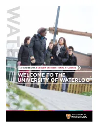The University of Waterloo Table of Contents