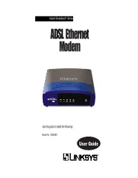 Adslme1 User Guide.Qxd