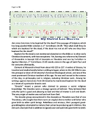 COMMENTS ANCIENT__ ... Cor. 15. 29 1.Pdf