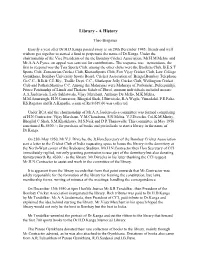 Library - a History