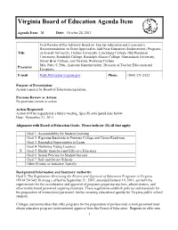 First Review of Advisory Board On