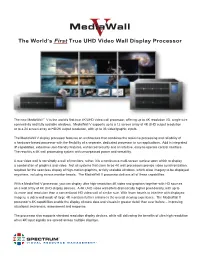 Mediawall V Data Sheet Rev04