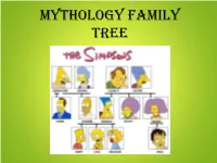 Mythology Family Tree